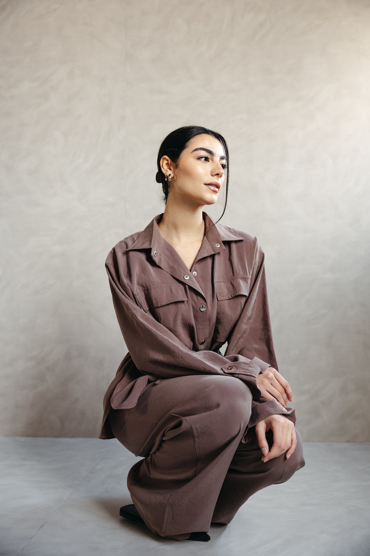 The Signature set in Mocha Taupe