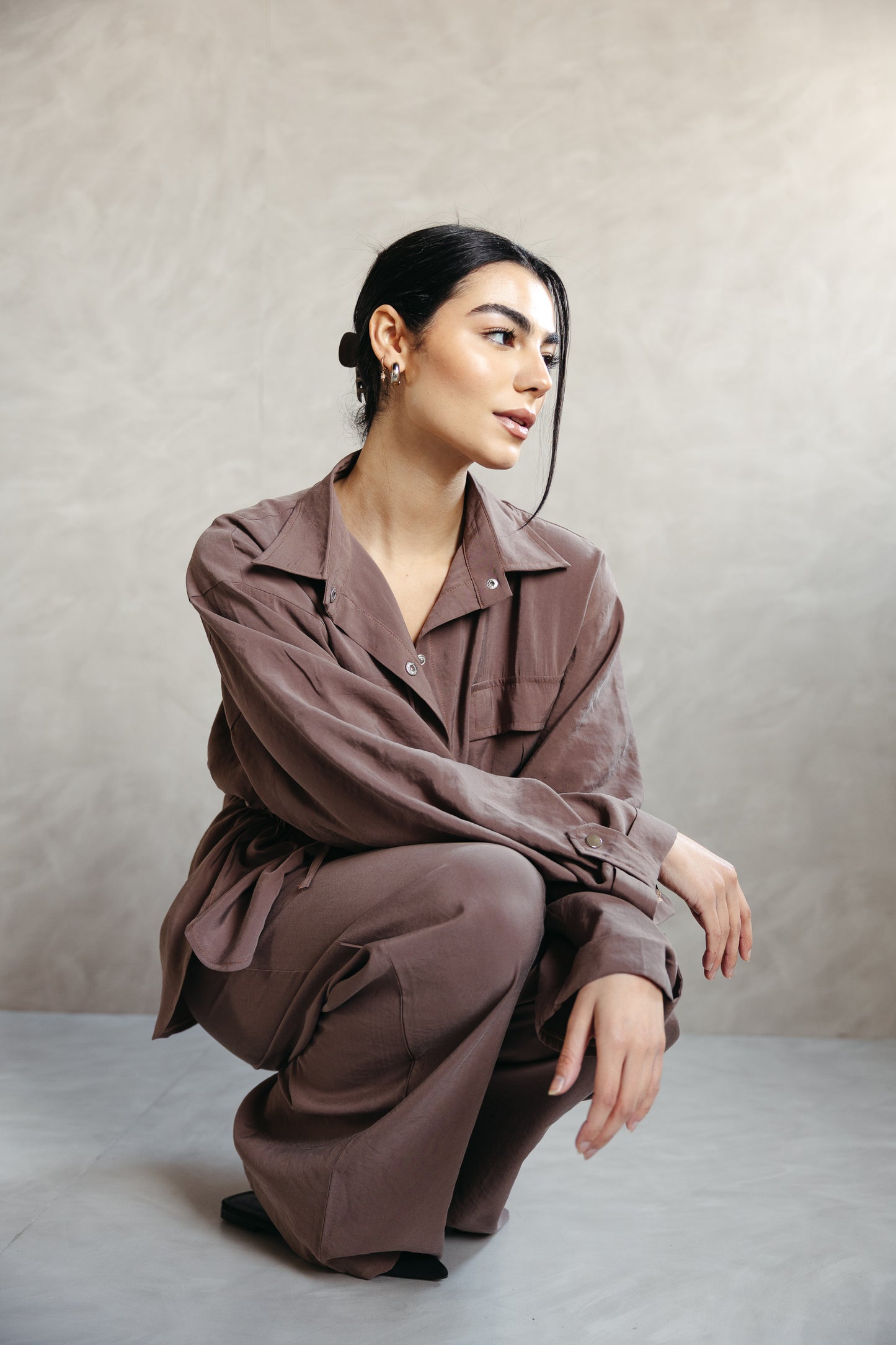 The Signature set in Mocha Taupe