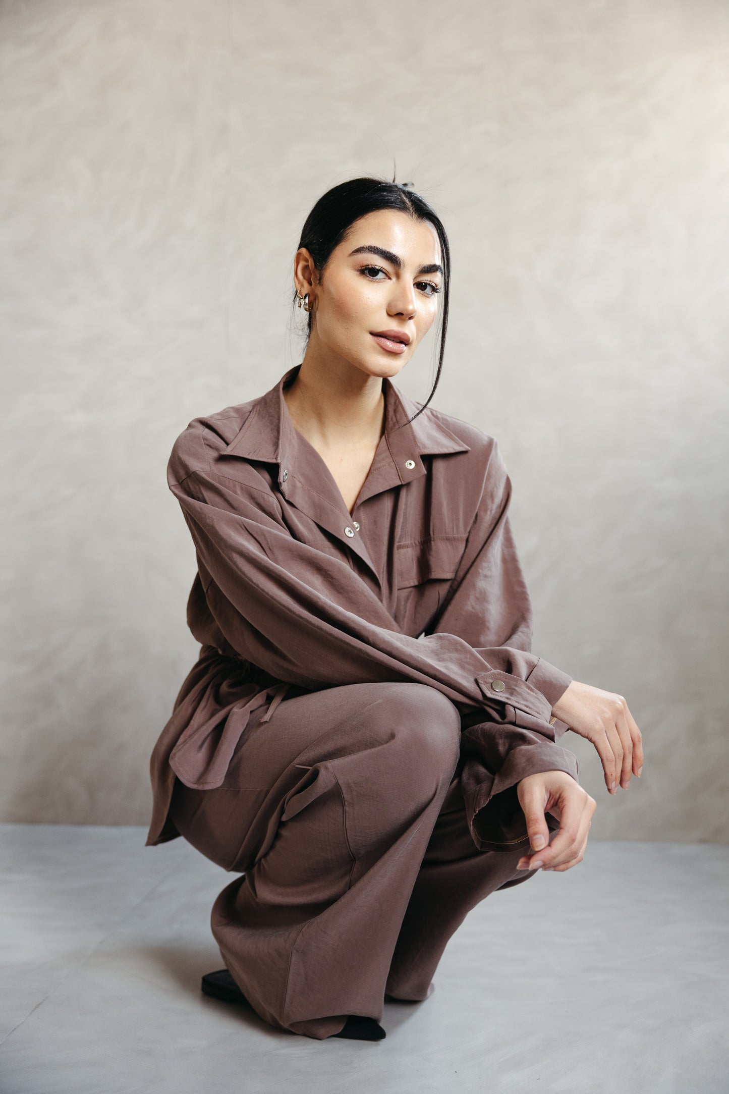 The Signature set in Mocha Taupe