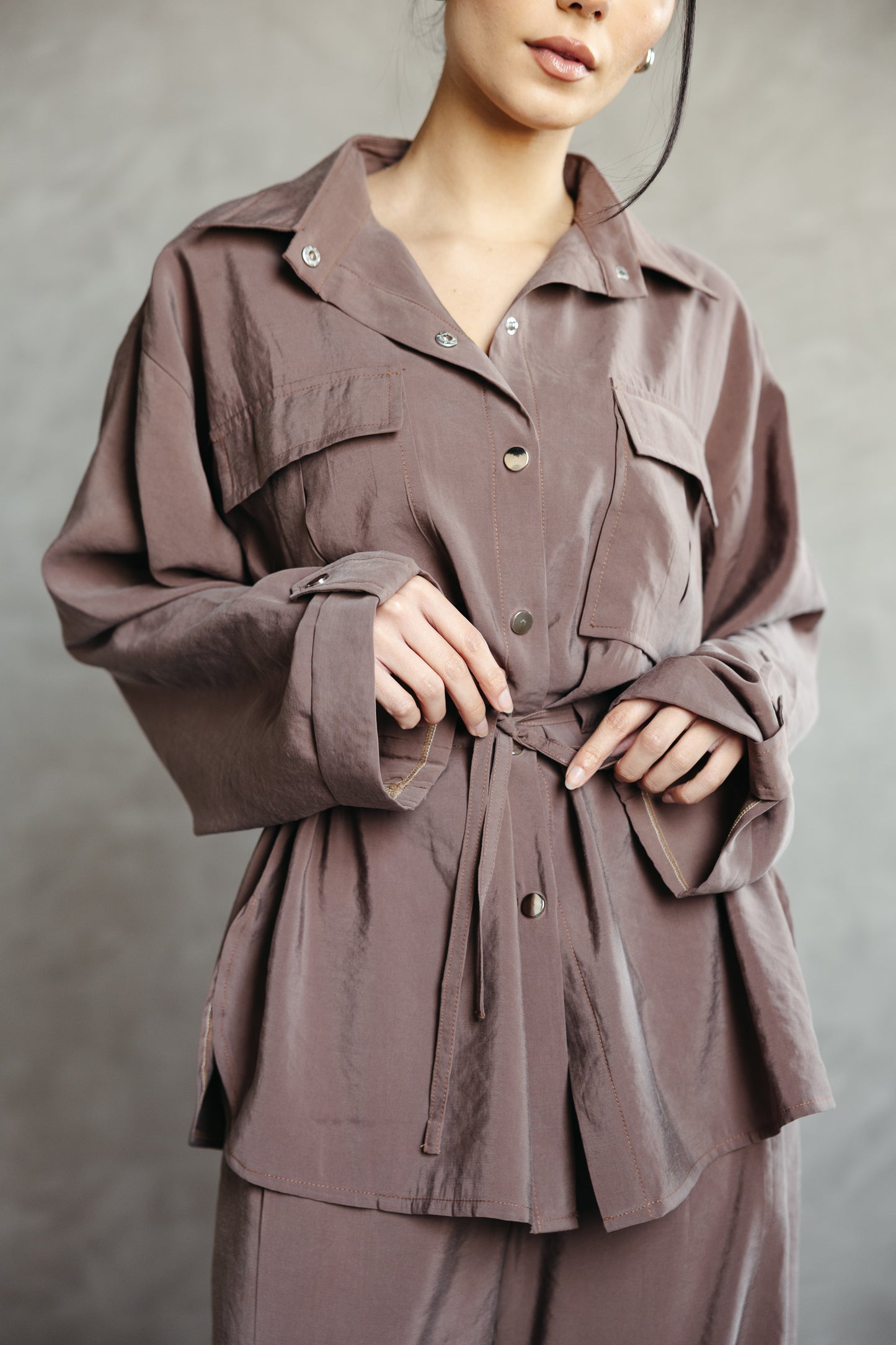 The Signature set in Mocha Taupe