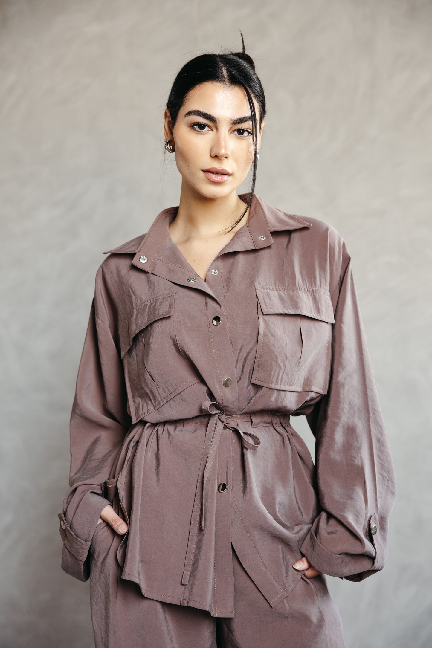 The Signature set in Mocha Taupe