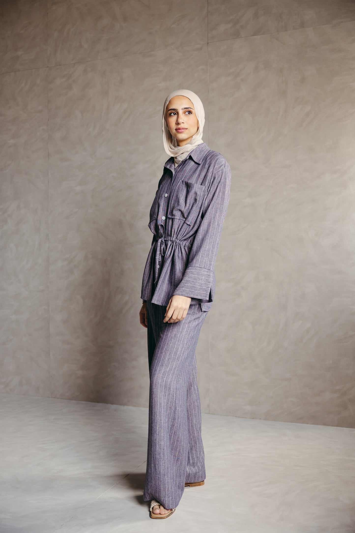 The Rayé Set Steel Blue