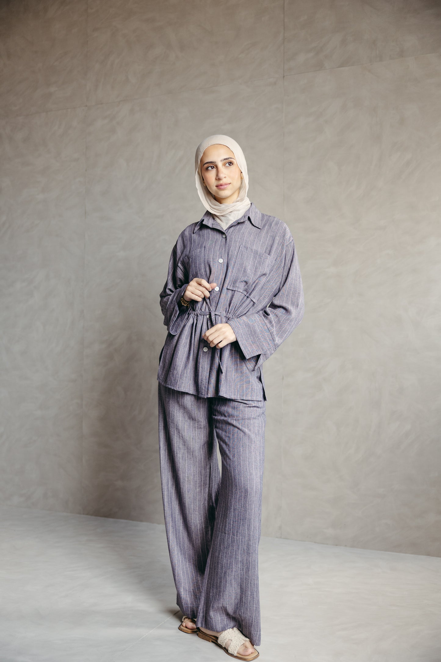 The Rayé Set Steel Blue