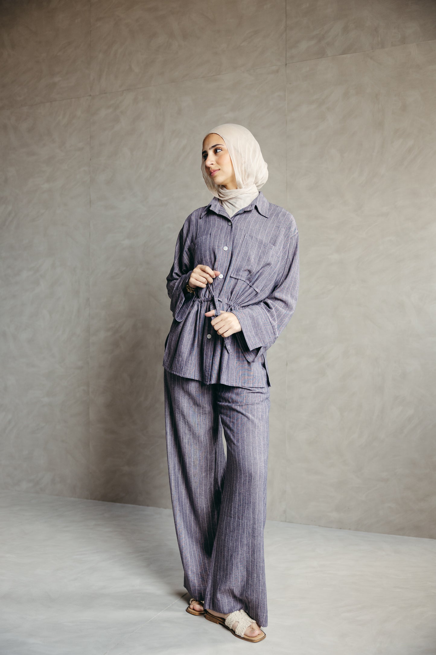 The Rayé Set Steel Blue