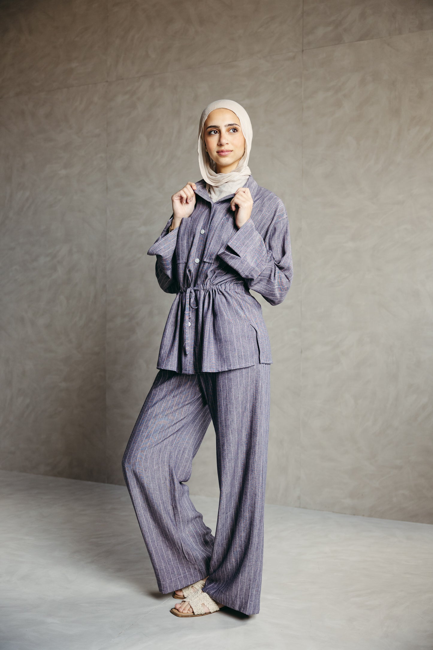 The Rayé Set Steel Blue