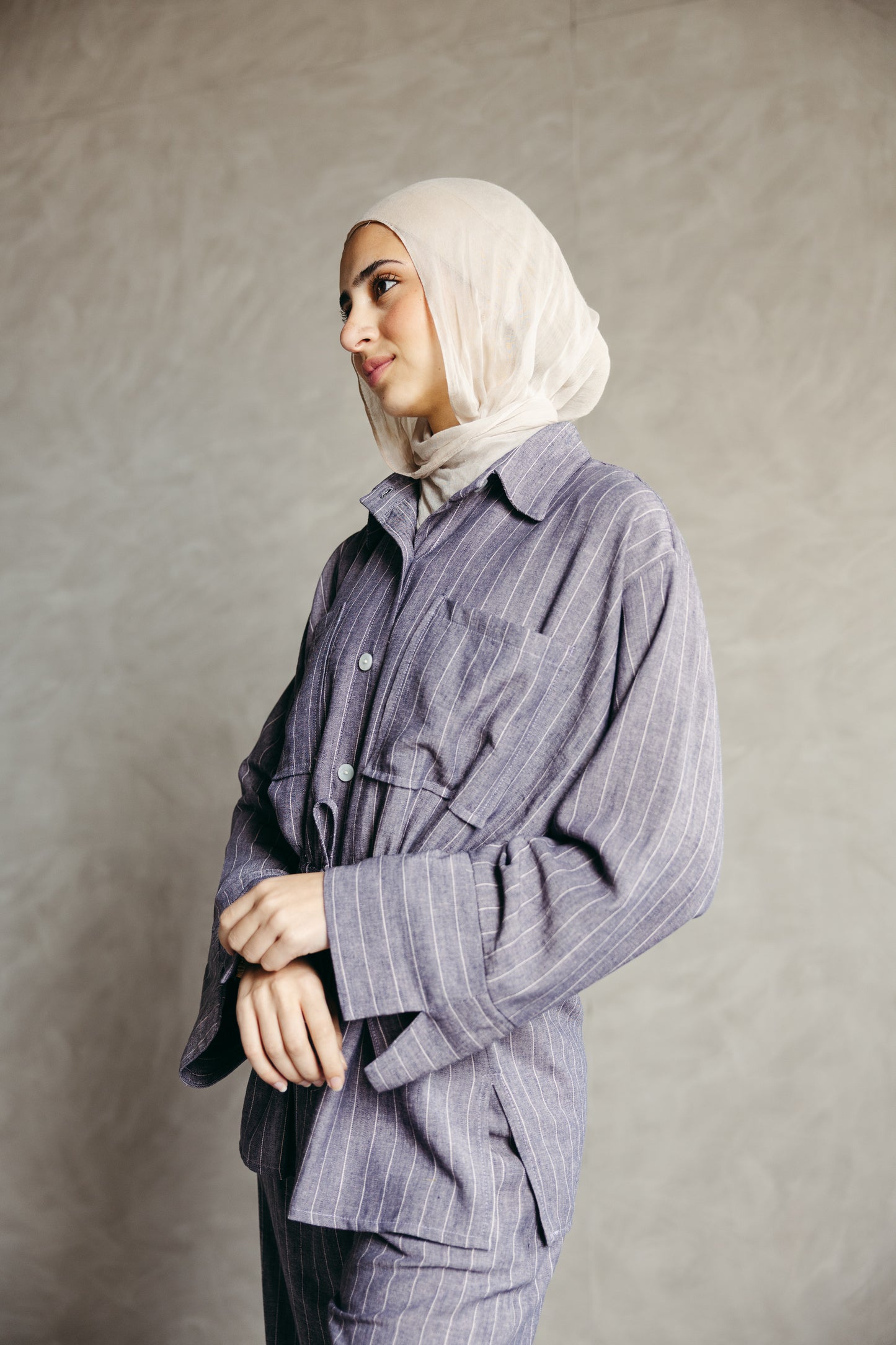 The Rayé Set Steel Blue