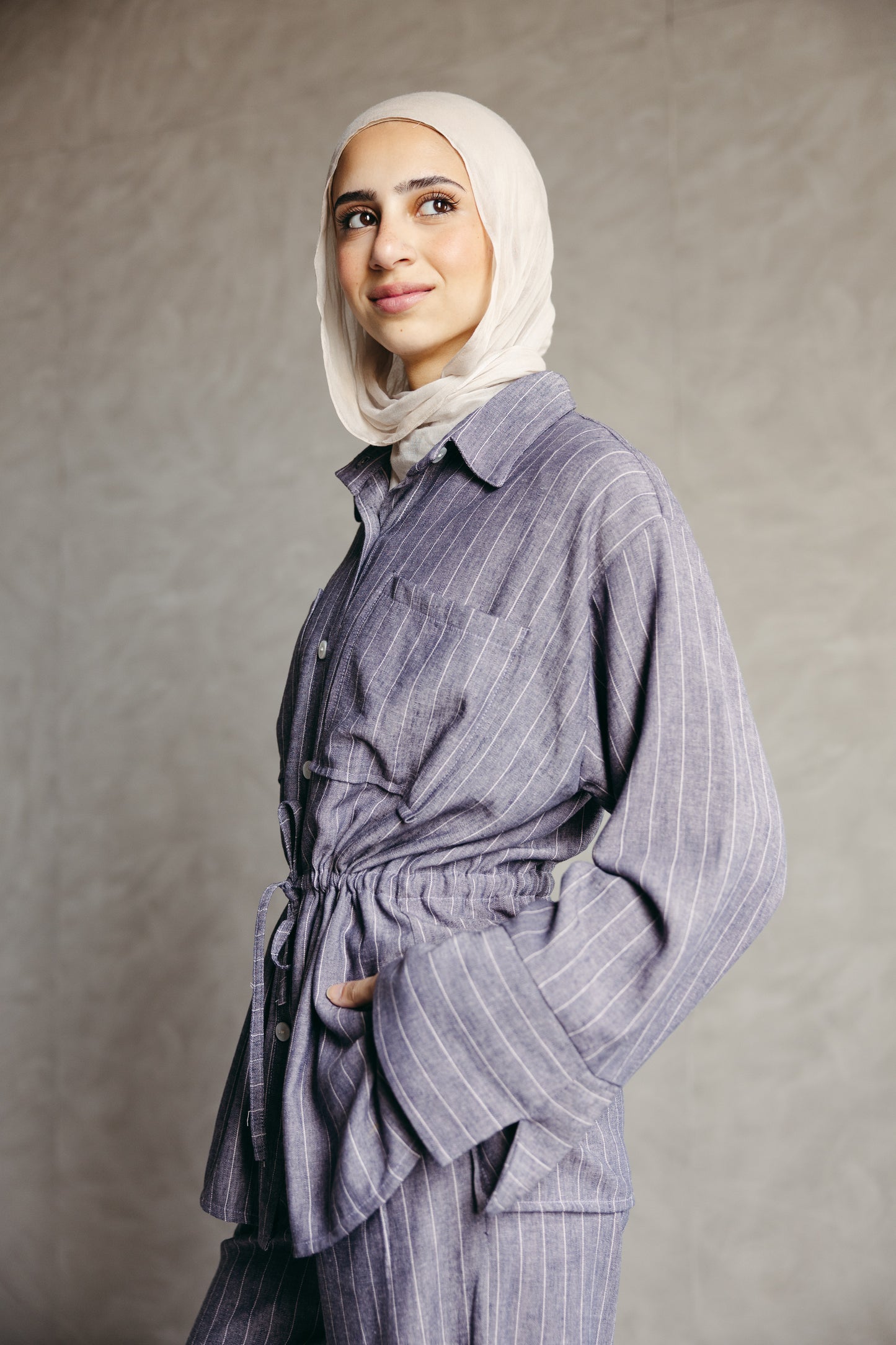 The Rayé Set Steel Blue