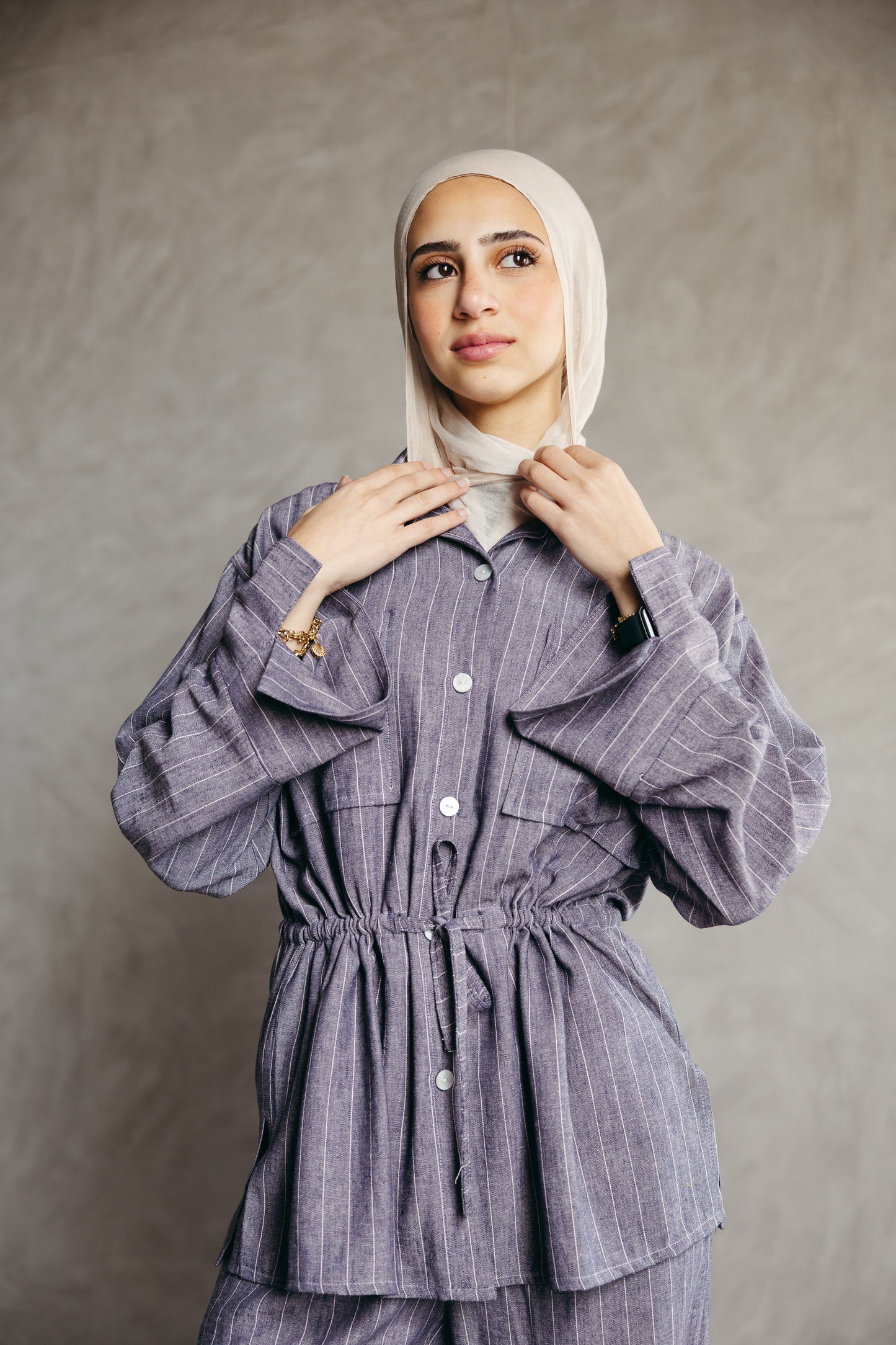 The Rayé Set Steel Blue