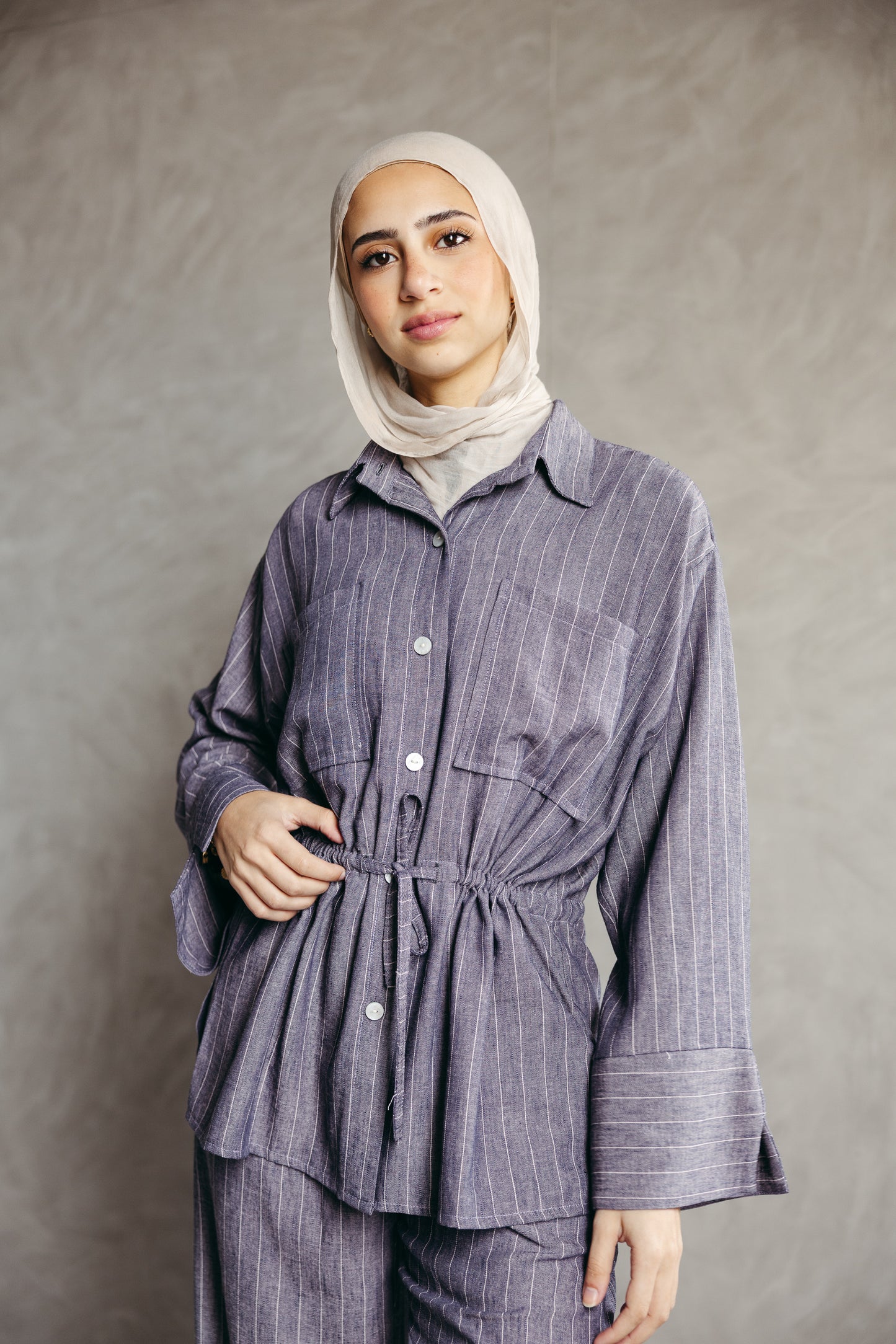 The Rayé Set Steel Blue