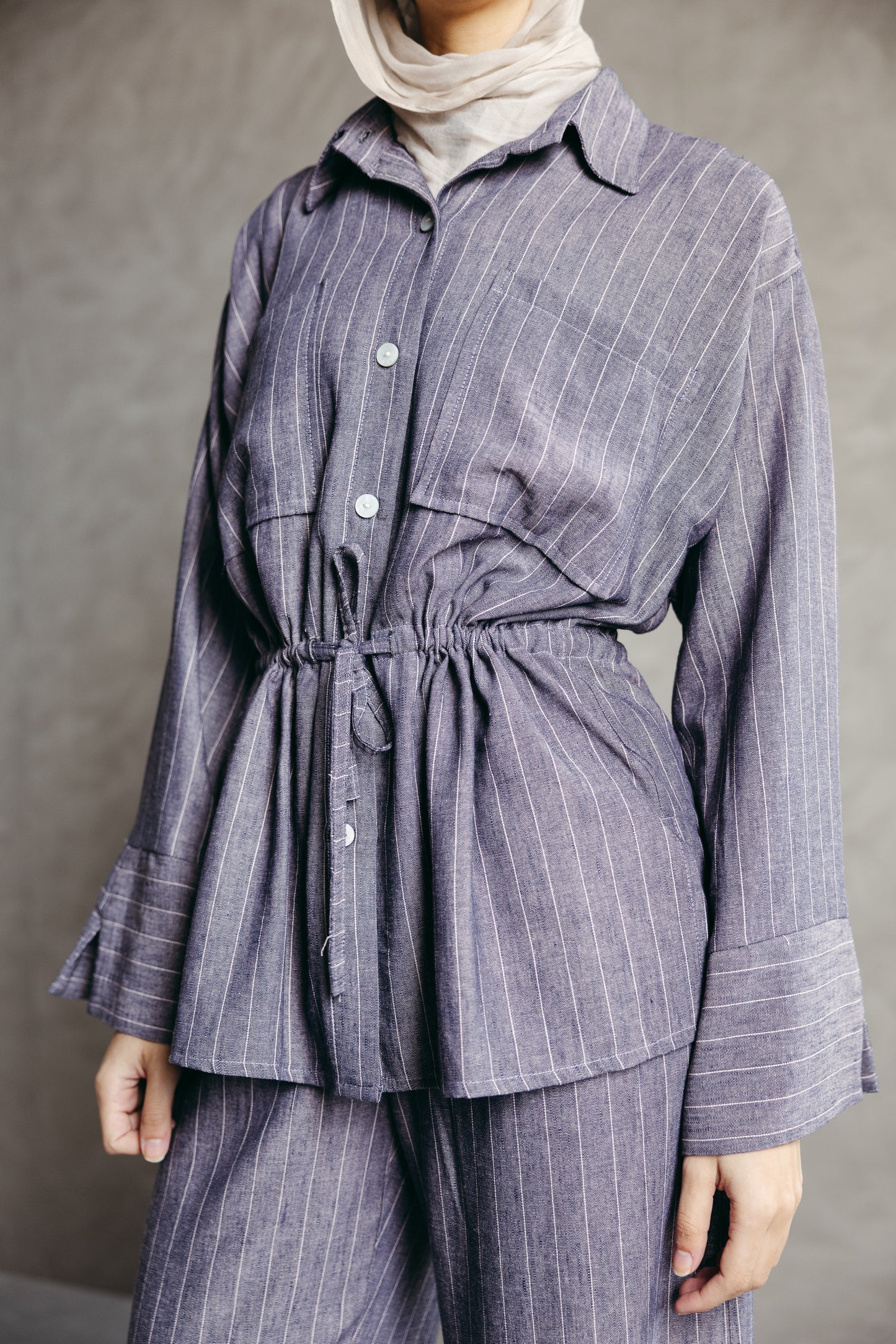 The Rayé Set Steel Blue