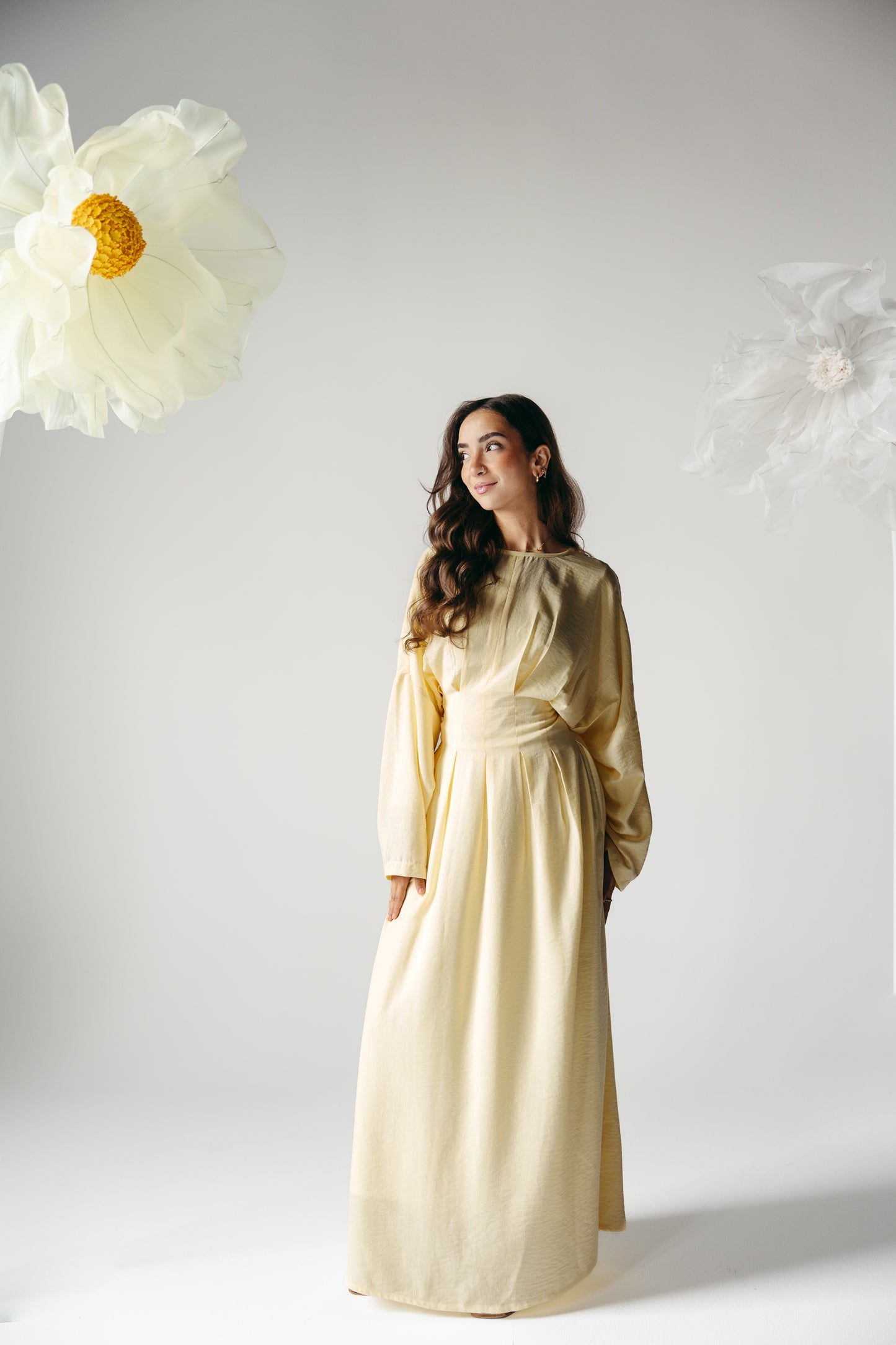 The Blossom Dress in Lemon Cream