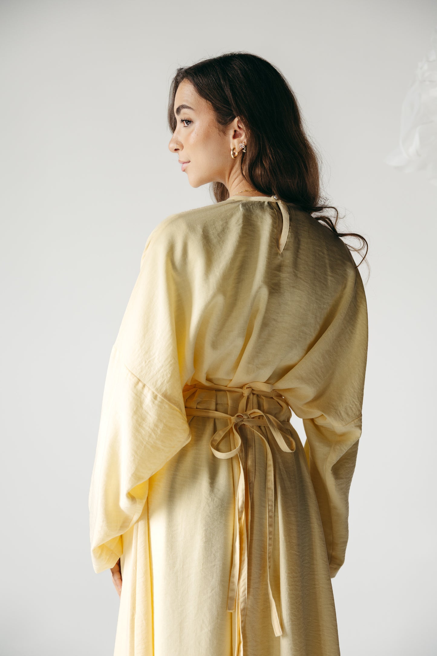 The Blossom Dress in Lemon Cream