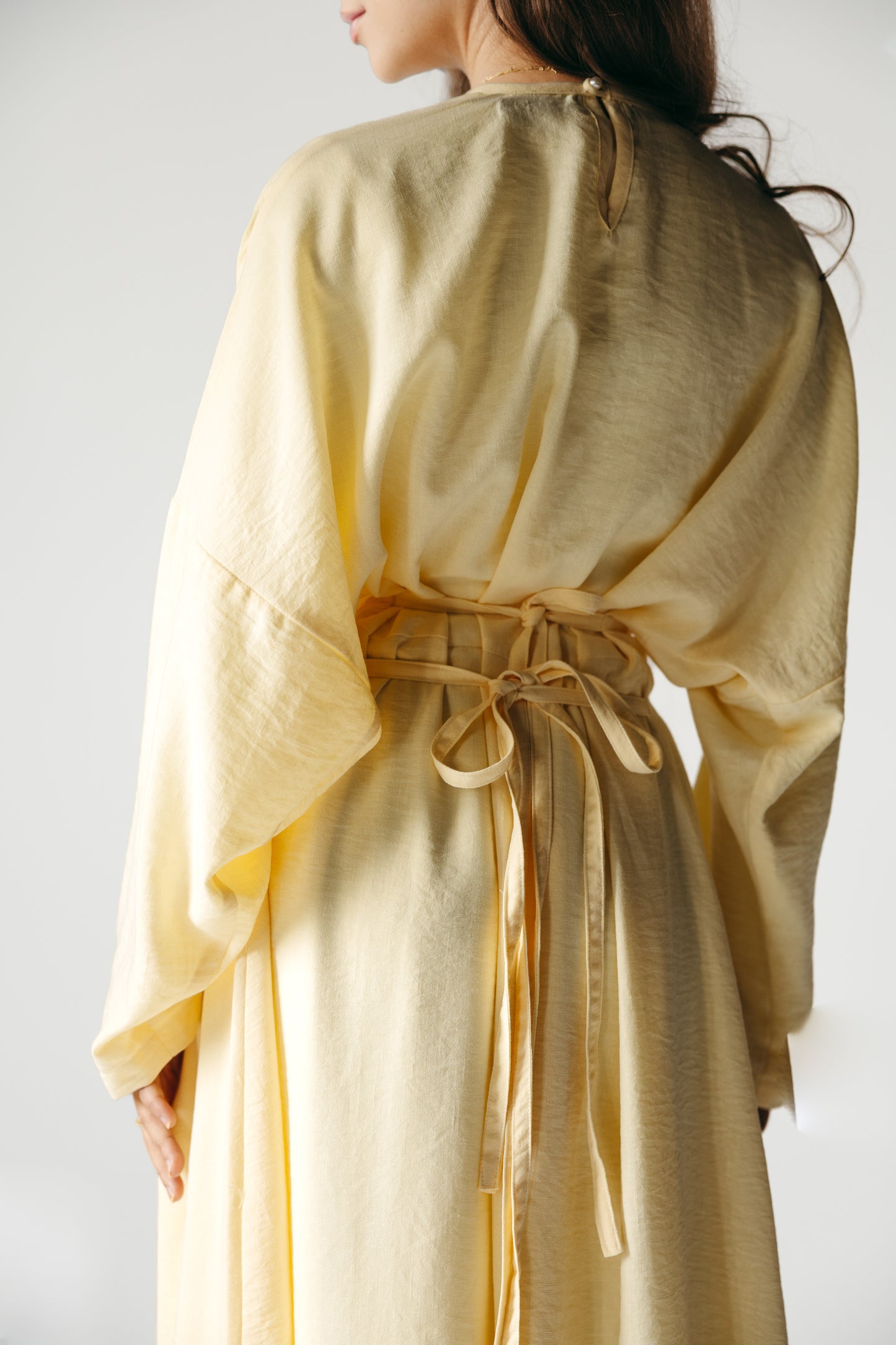 The Blossom Dress in Lemon Cream