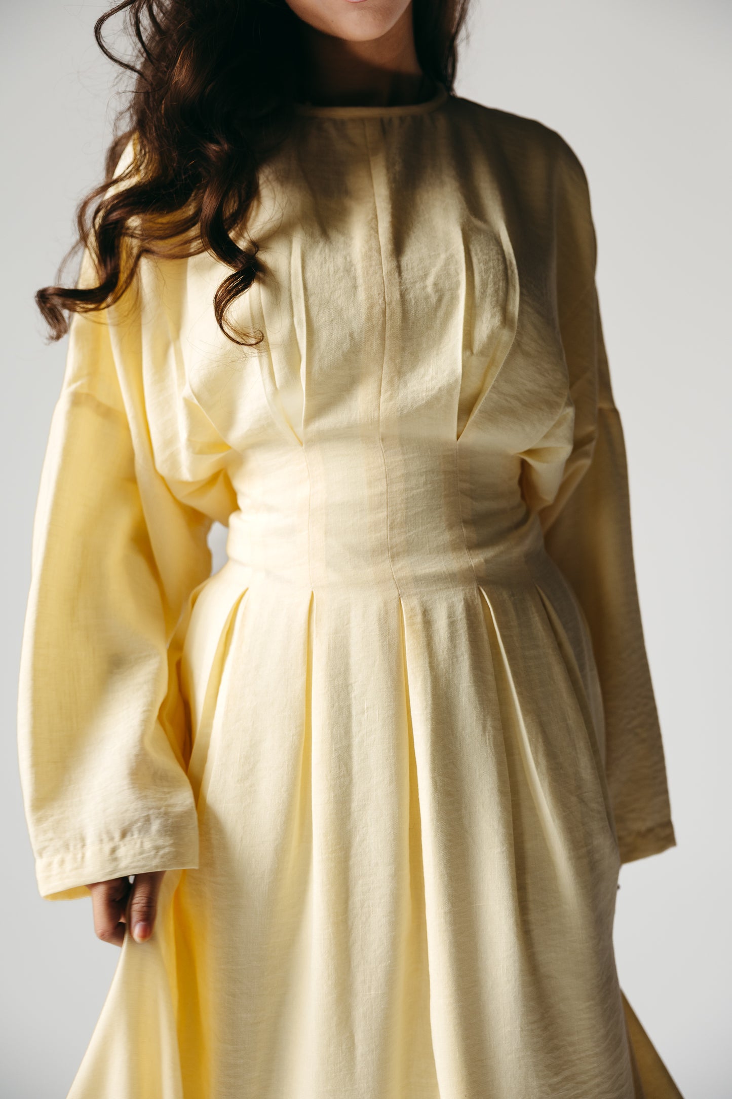 The Blossom Dress in Lemon Cream