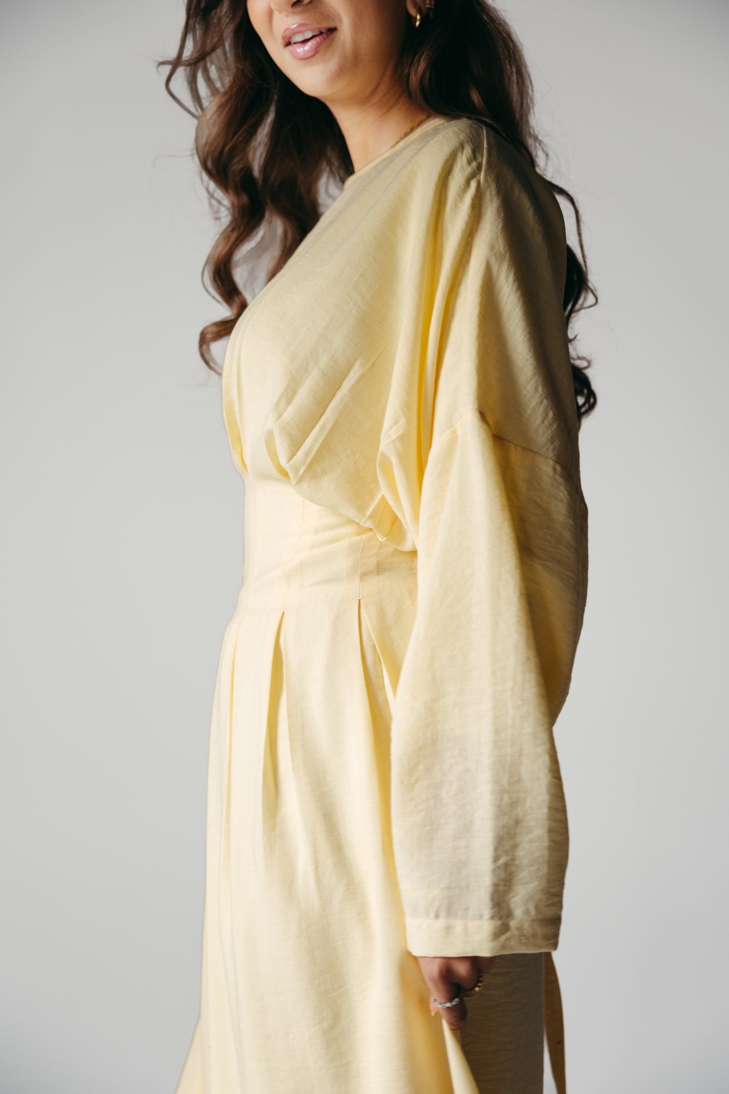 The Blossom Dress in Lemon Cream