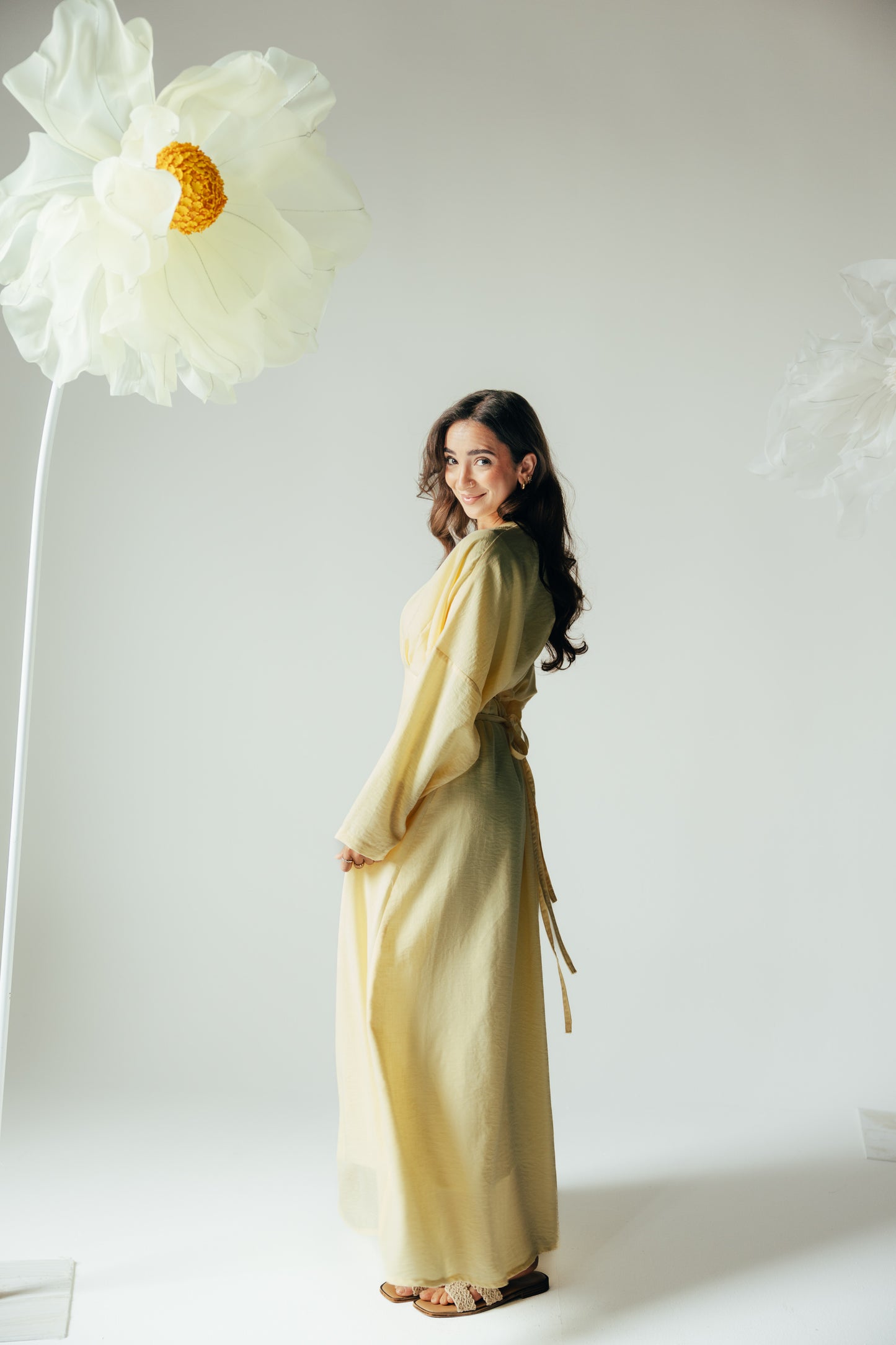 The Blossom Dress in Lemon Cream