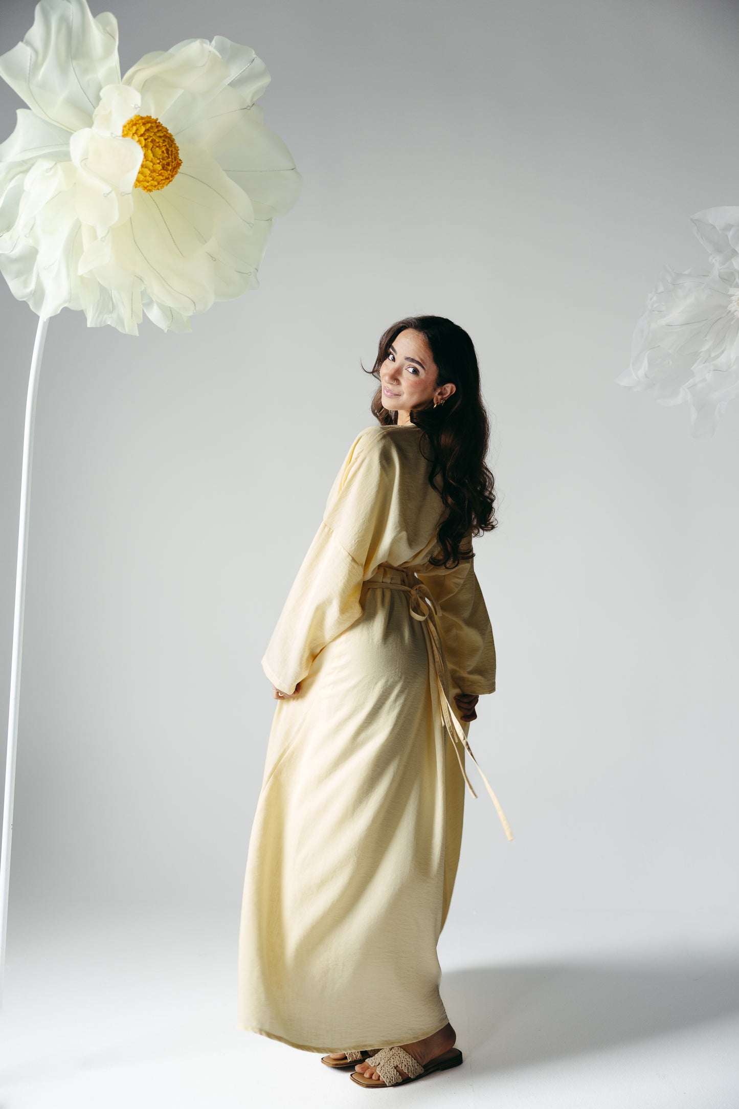 The Blossom Dress in Lemon Cream