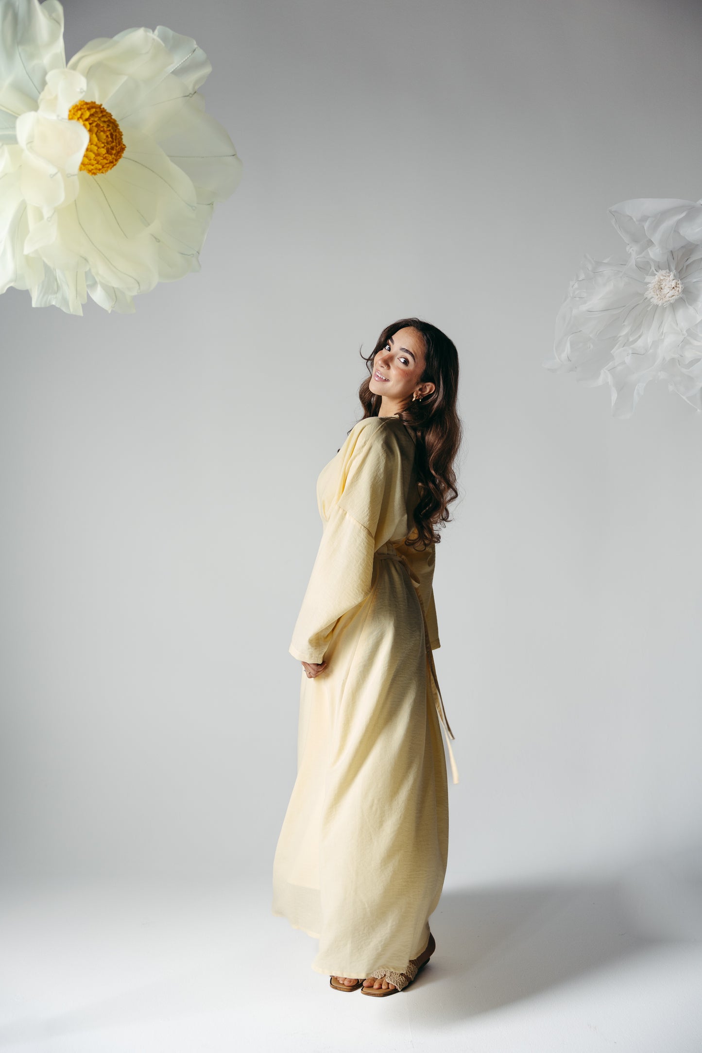 The Blossom Dress in Lemon Cream