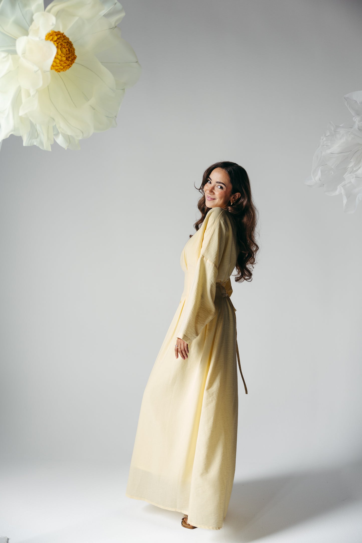 The Blossom Dress in Lemon Cream