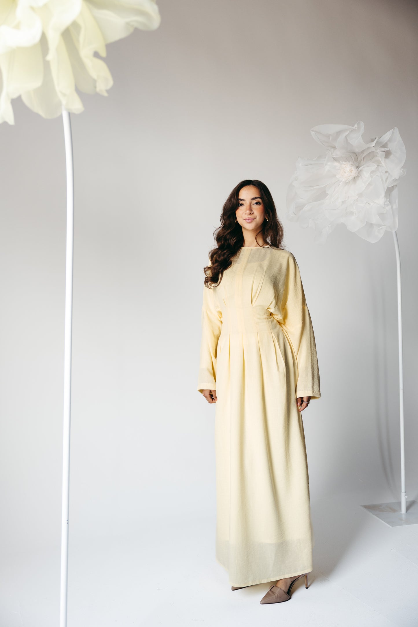 The Blossom Dress in Lemon Cream