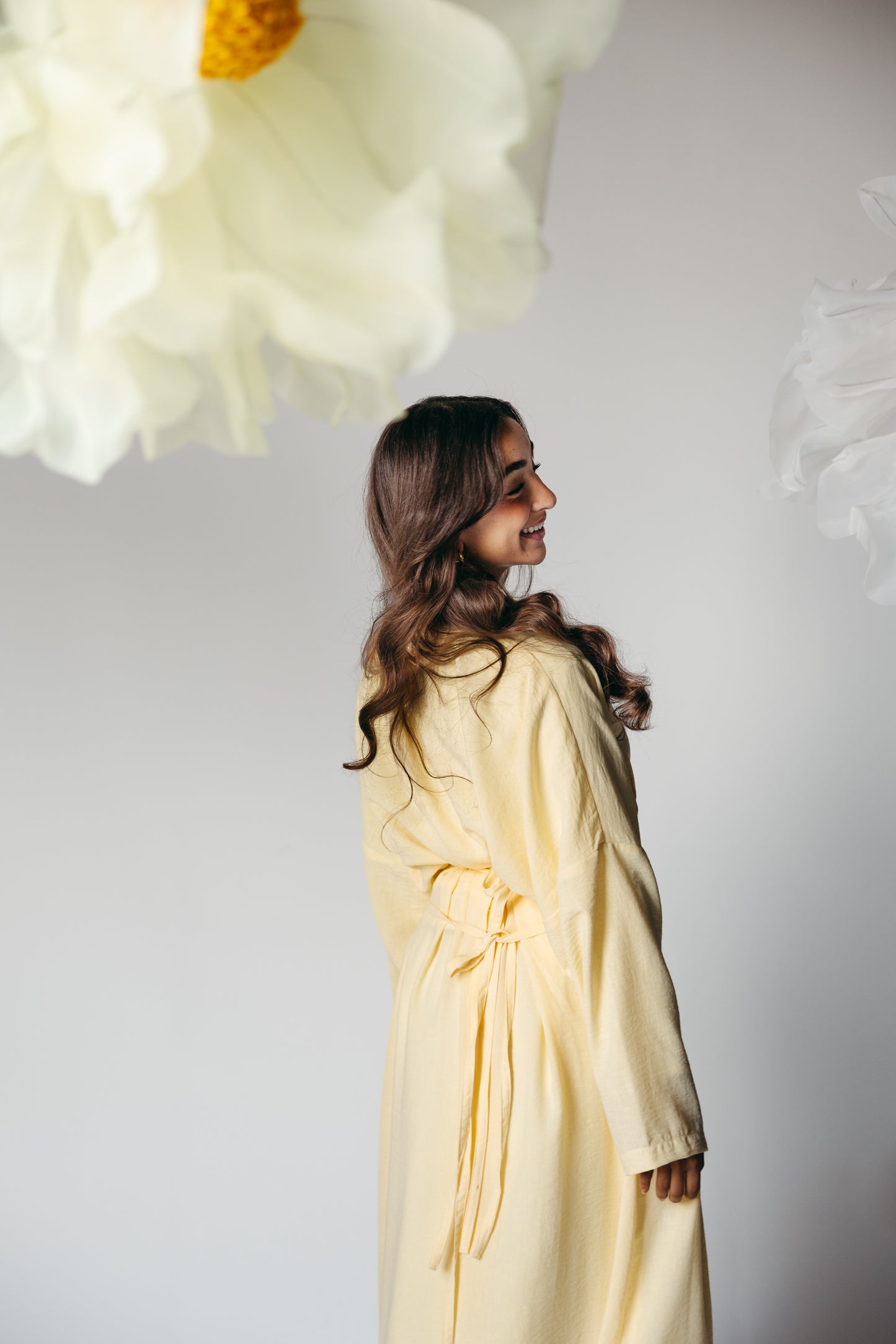 The Blossom Dress in Lemon Cream