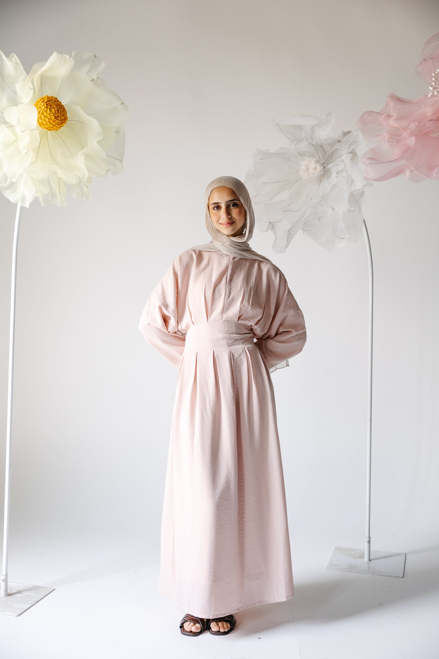 The Blossom Dress in Angel Blush