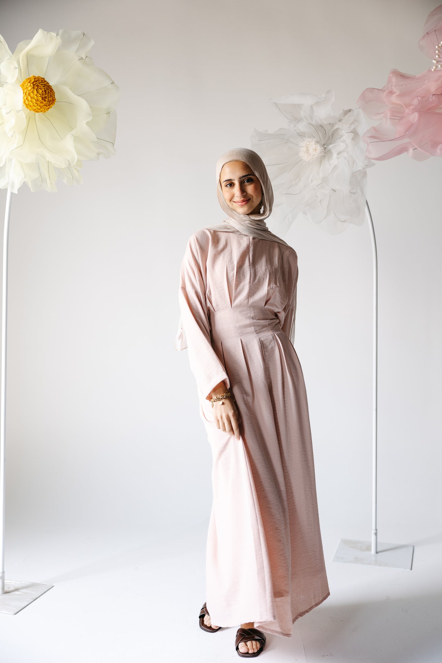 The Blossom Dress in Angel Blush