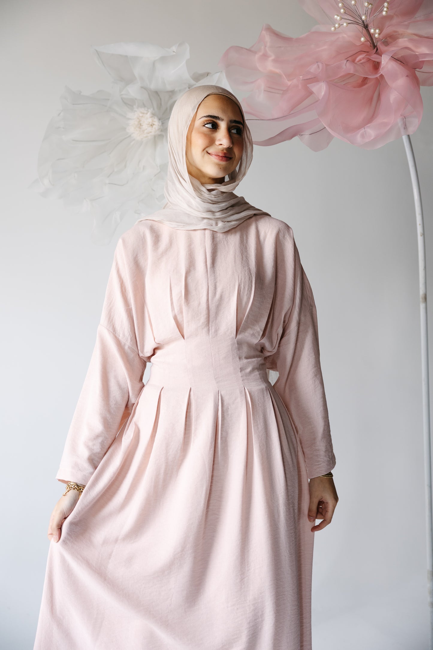 The Blossom Dress in Angel Blush