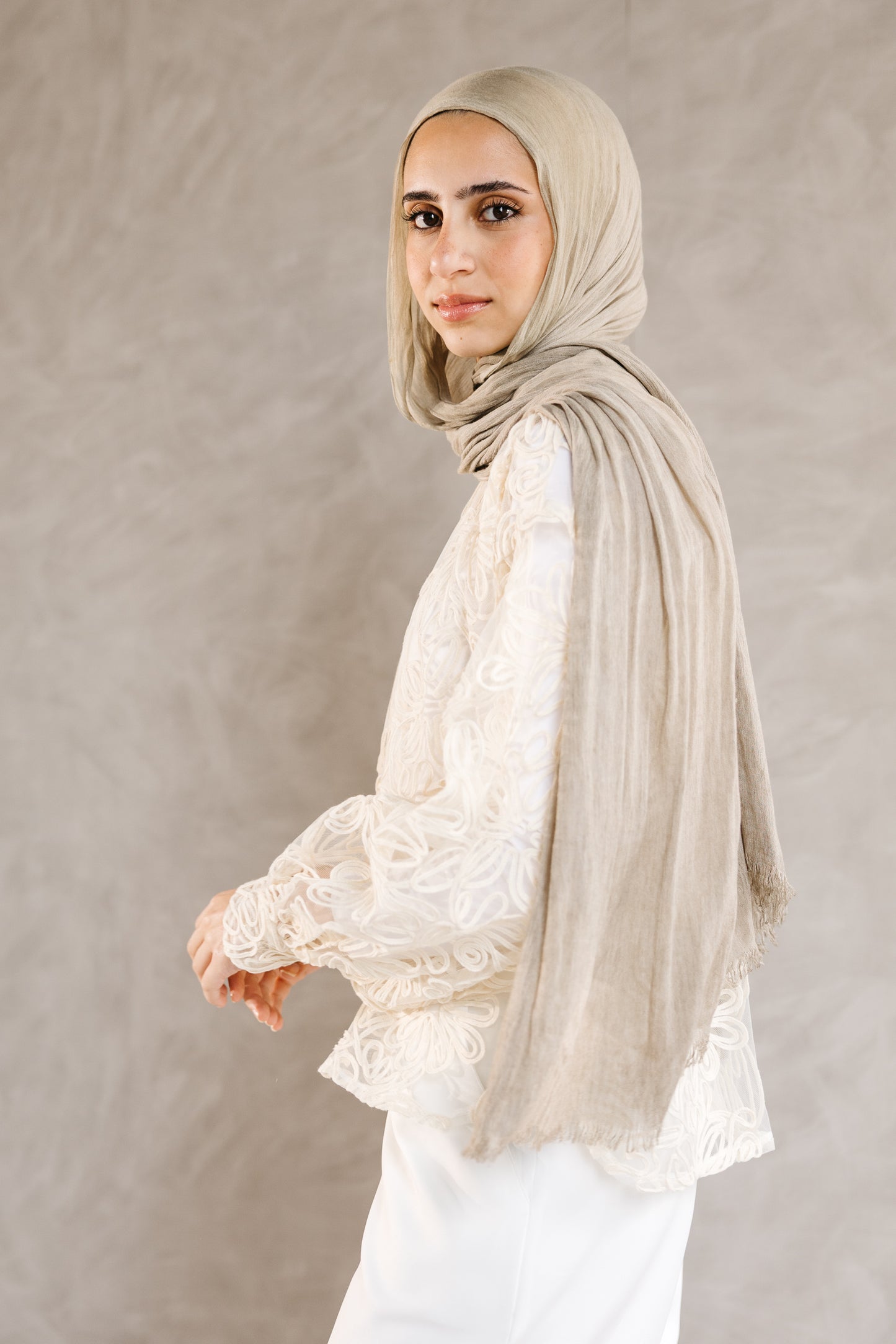 The Bloom Blouse in Chantilly Cream