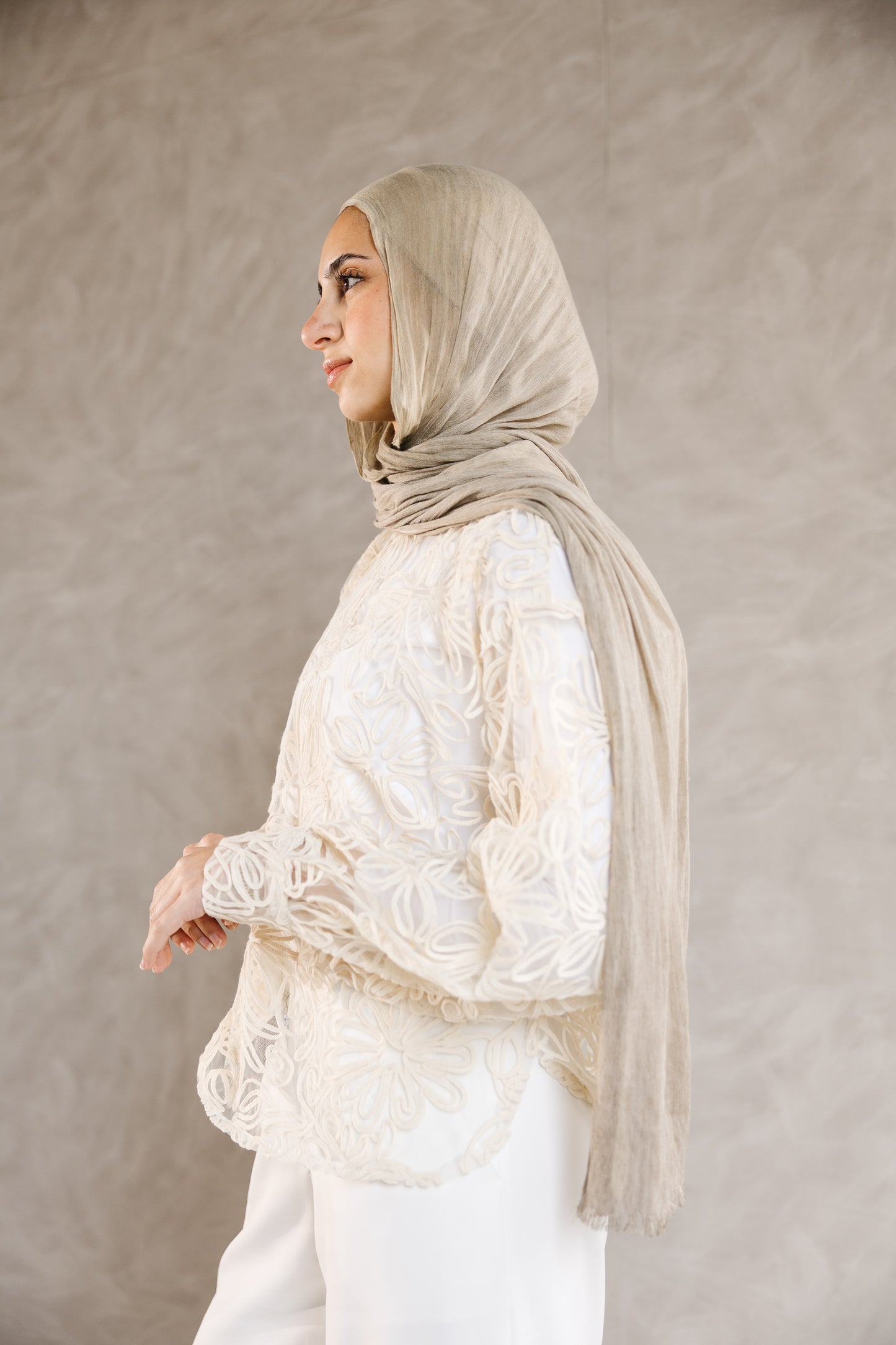 The Bloom Blouse in Chantilly Cream