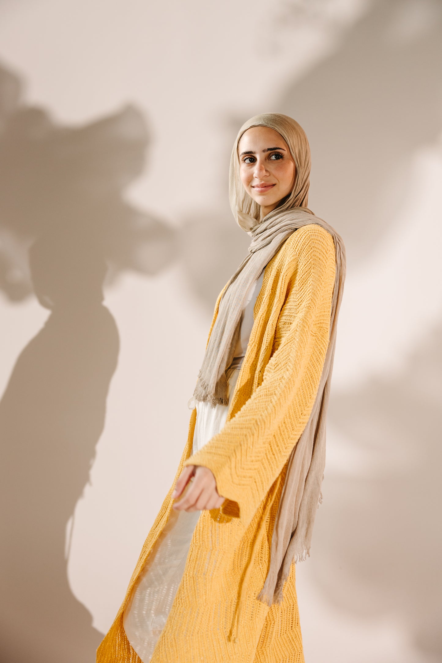 KnotWave Cardigan in Canary