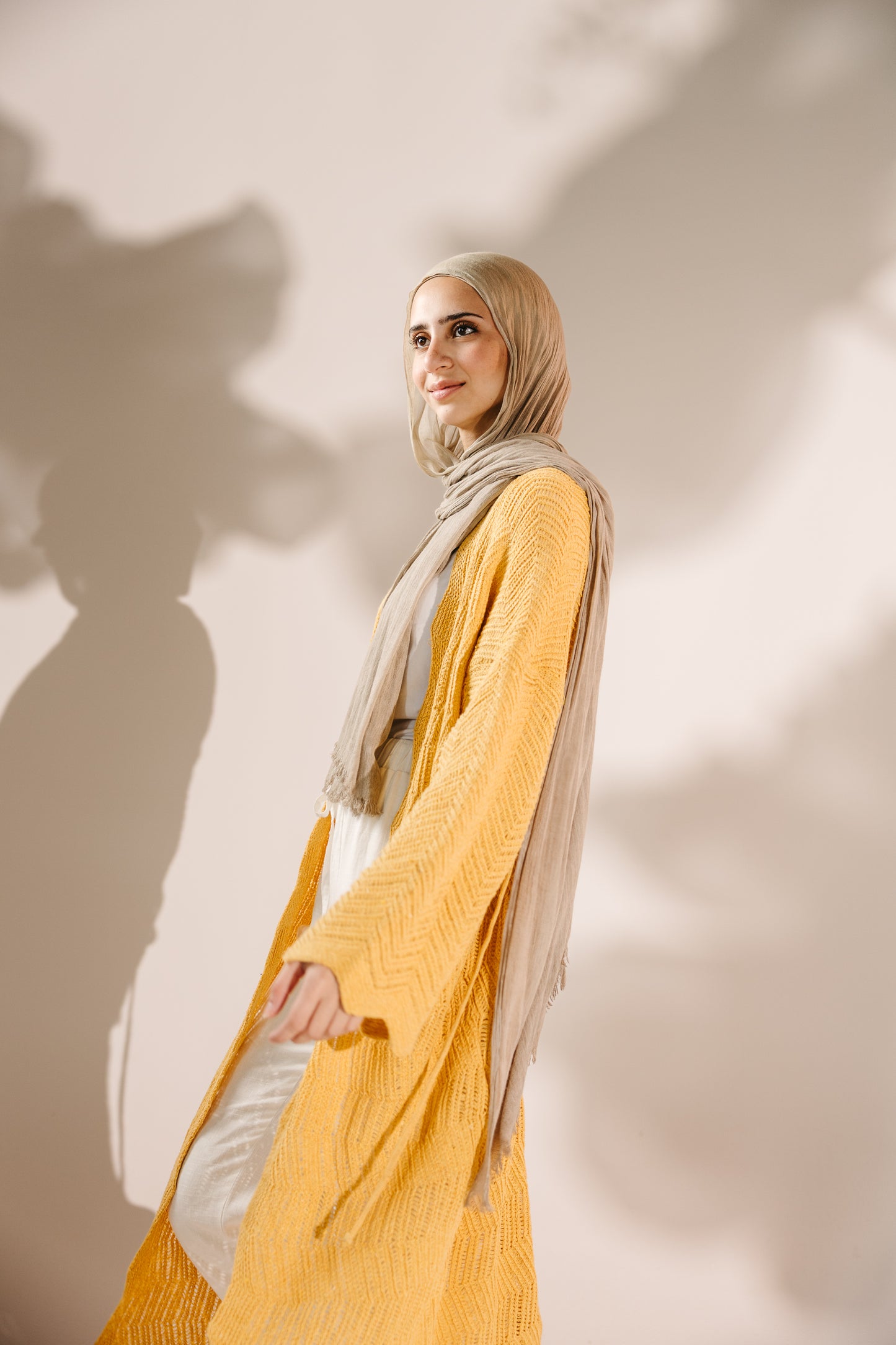 KnotWave Cardigan in Canary