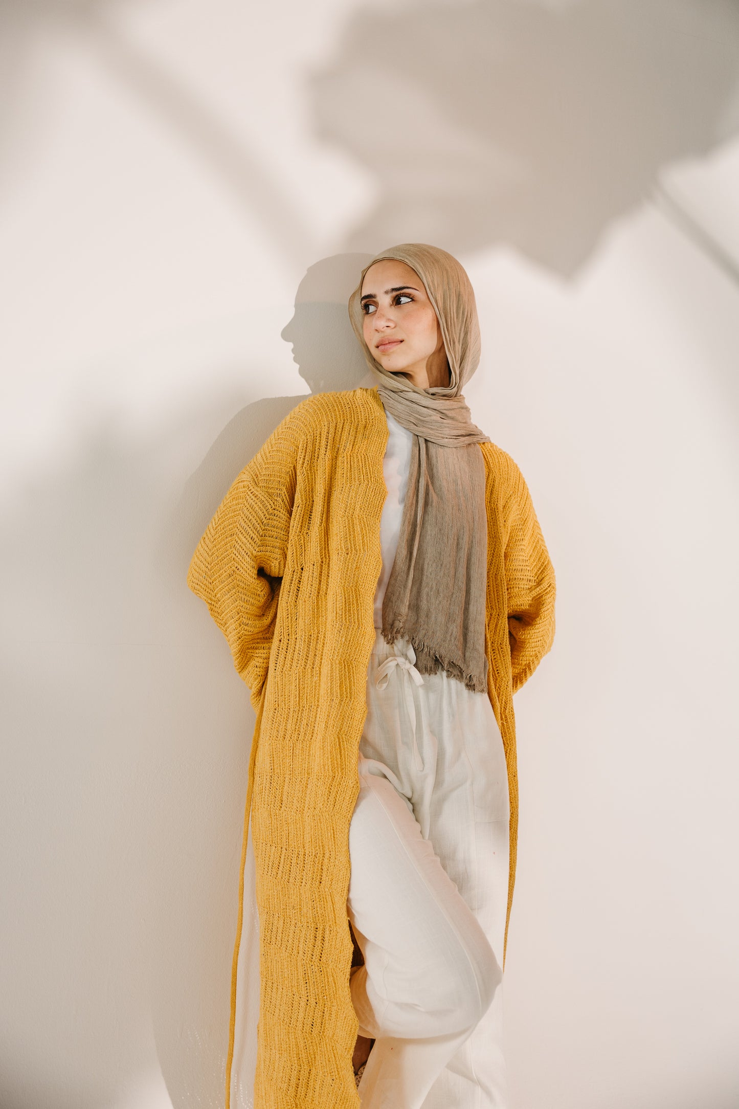KnotWave Cardigan in Canary