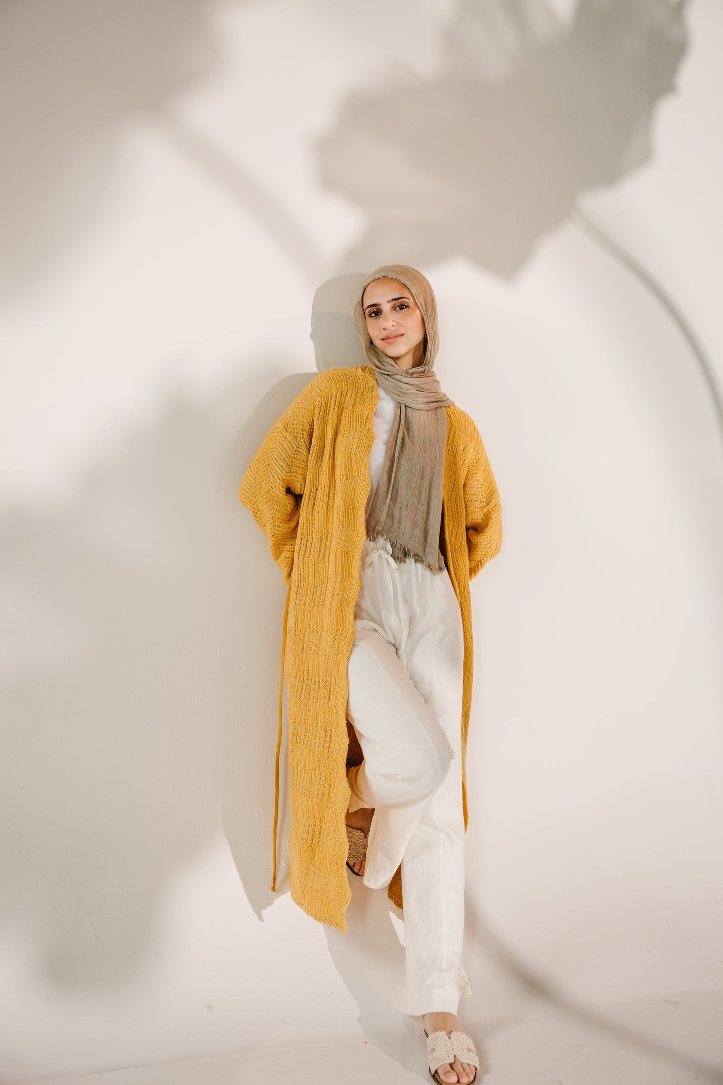 KnotWave Cardigan in Canary