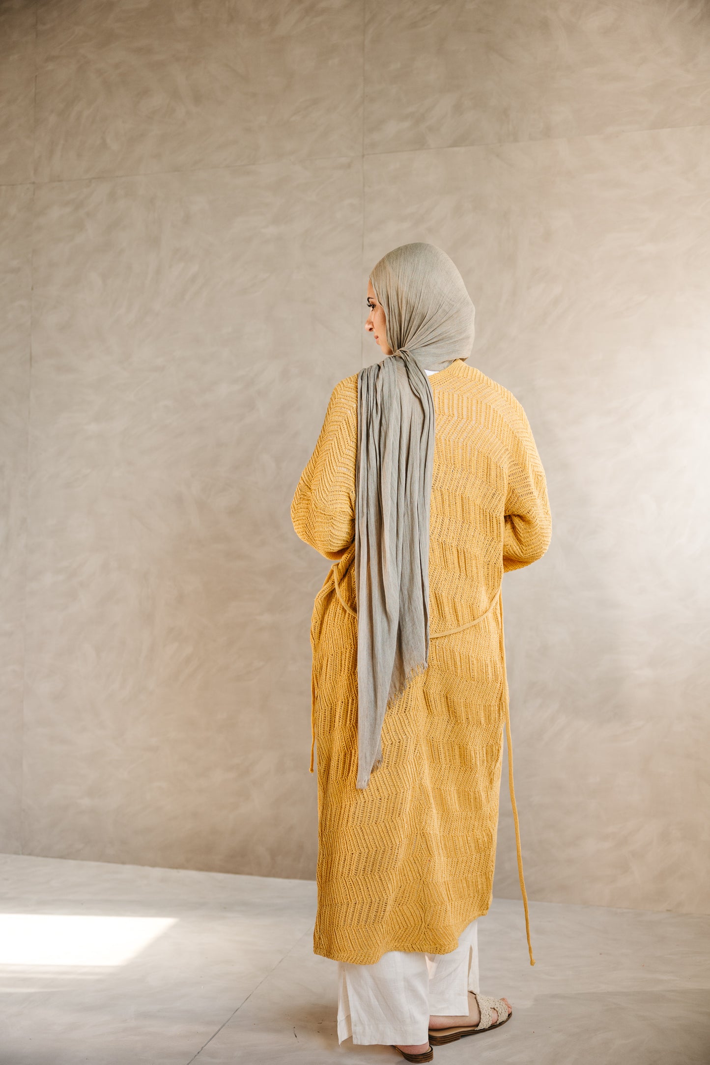 KnotWave Cardigan in Canary