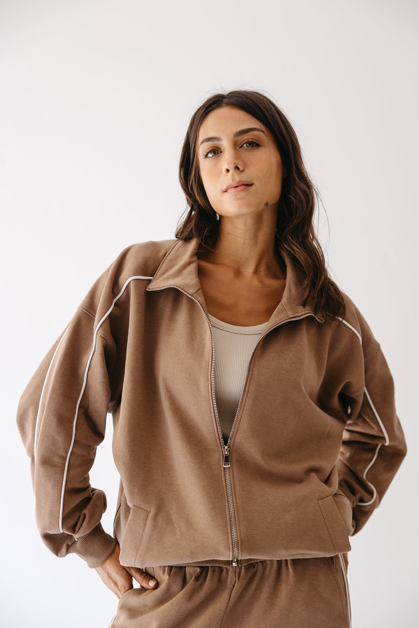 The Line set in Tan