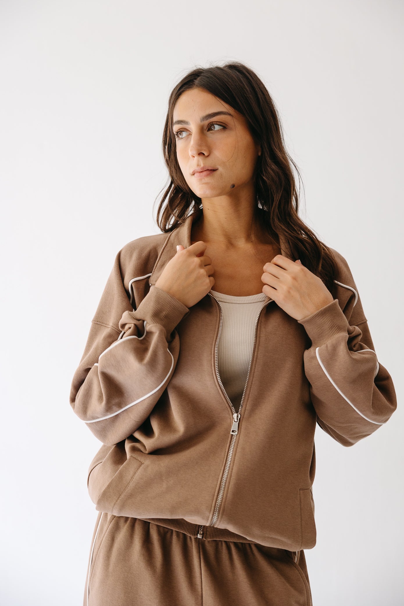 The Line set in Tan