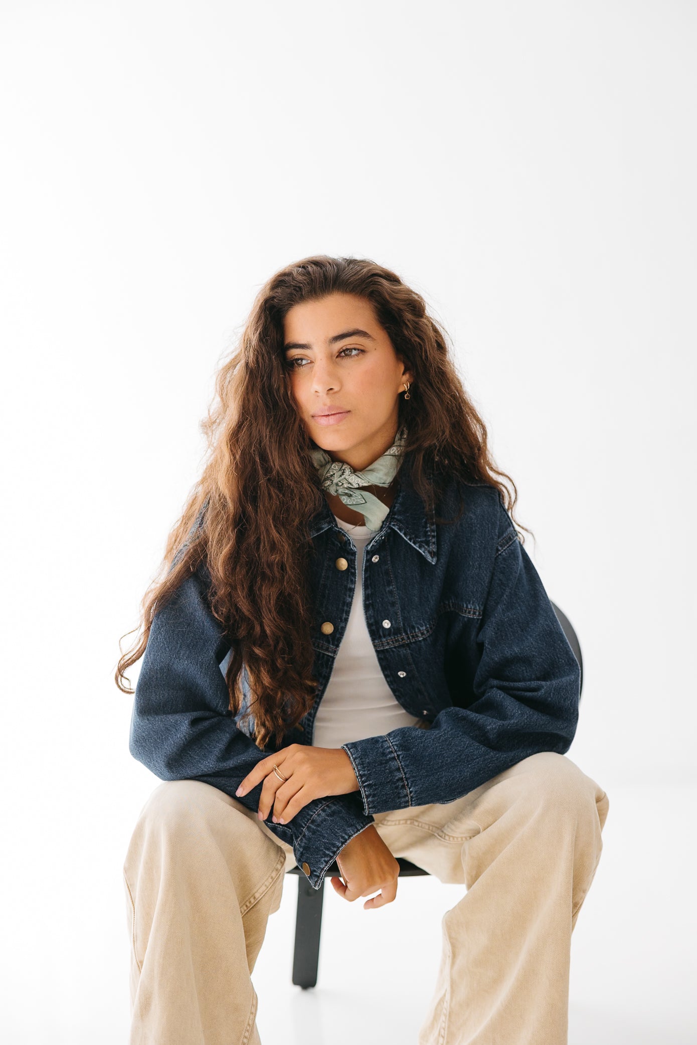 The Origin Denim Jacket in Deep Blue