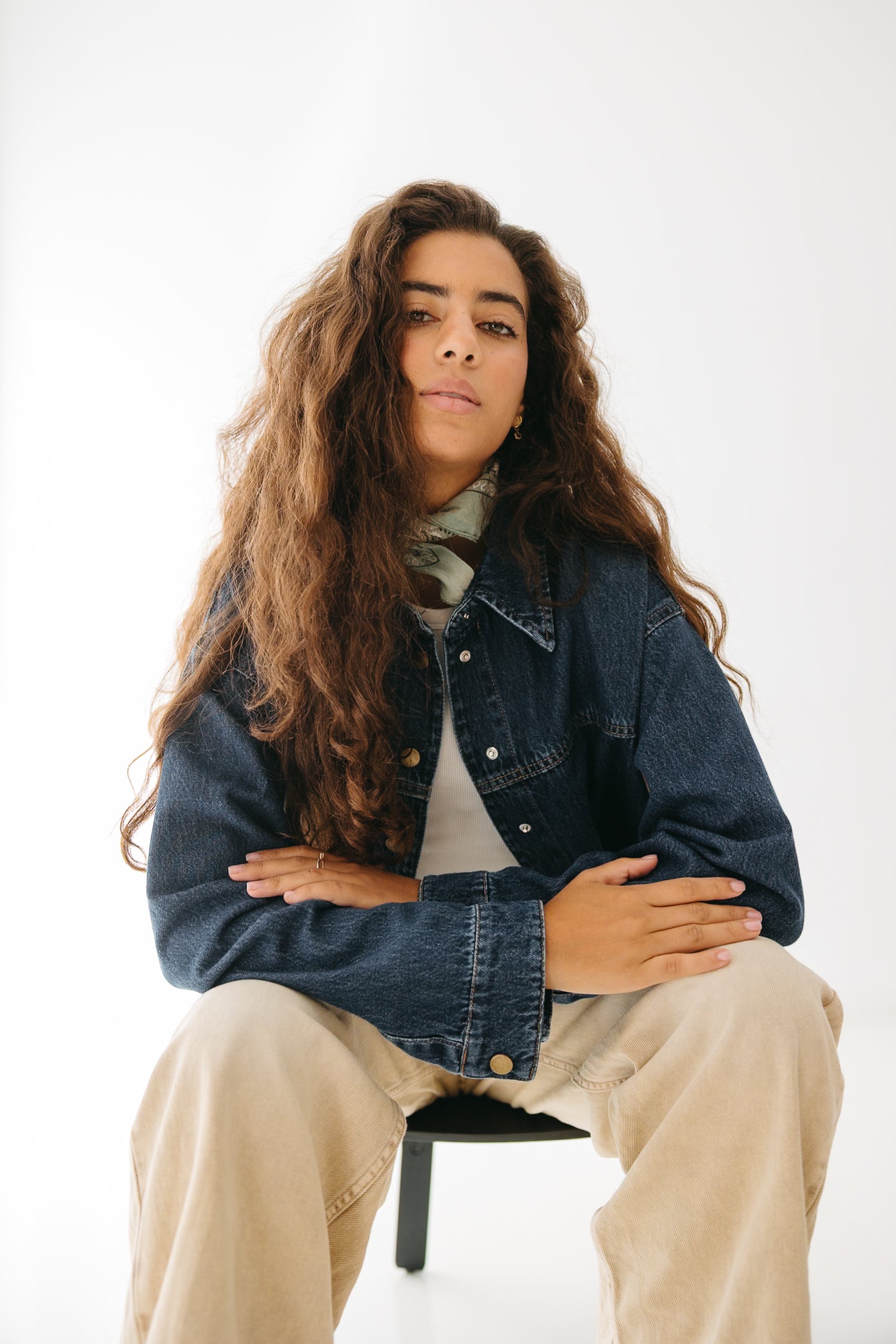 The Origin Denim Jacket in Deep Blue