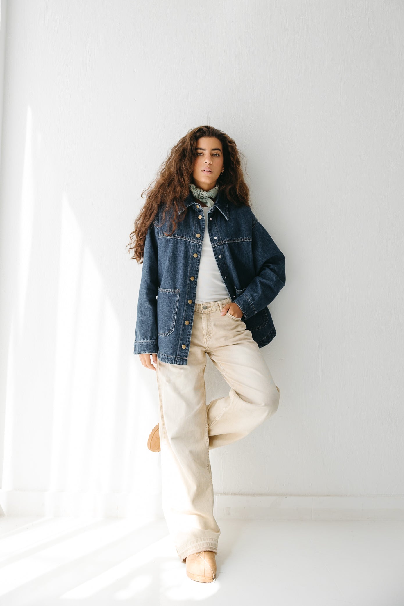 The Origin Denim Jacket in Deep Blue