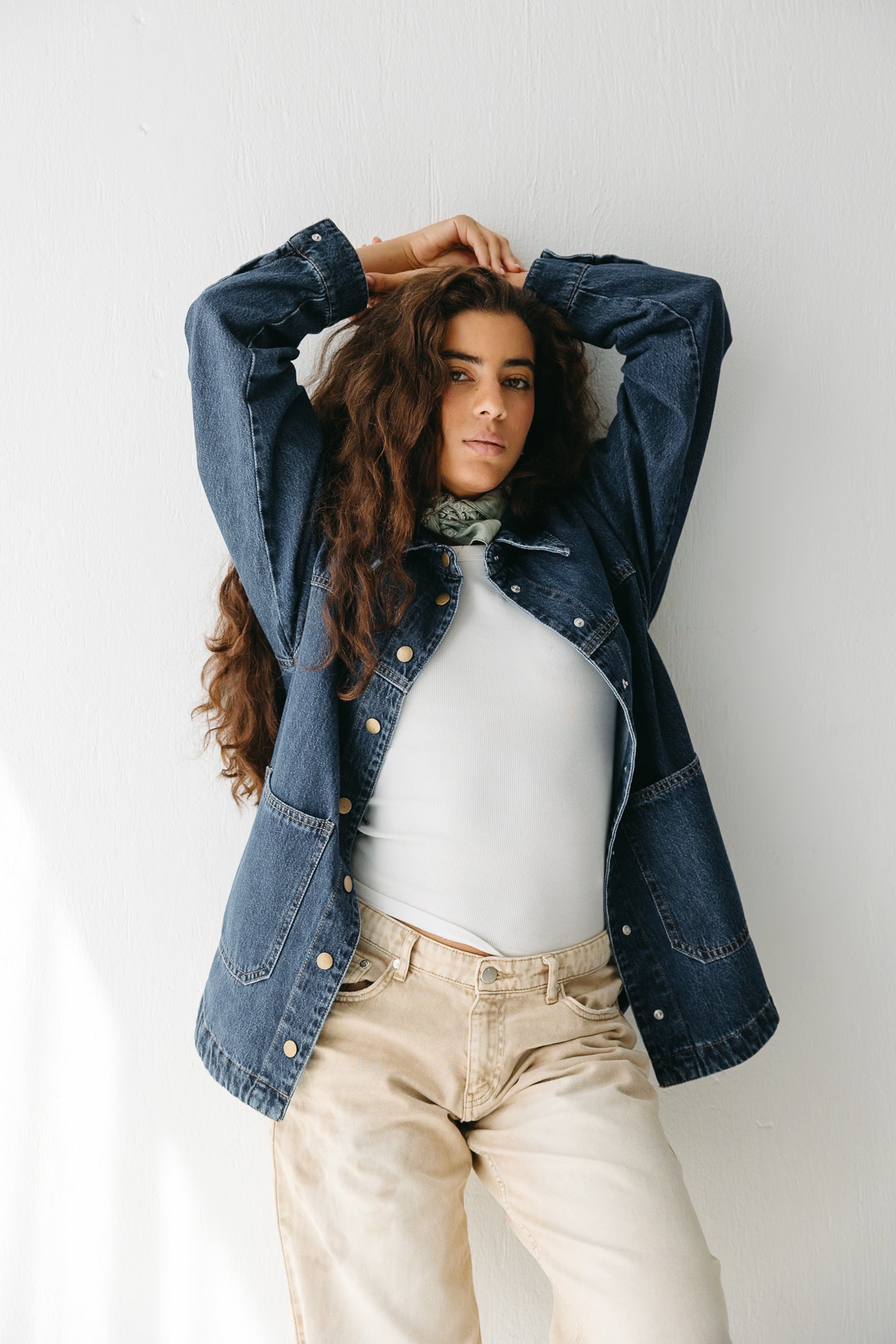 The Origin Denim Jacket in Deep Blue