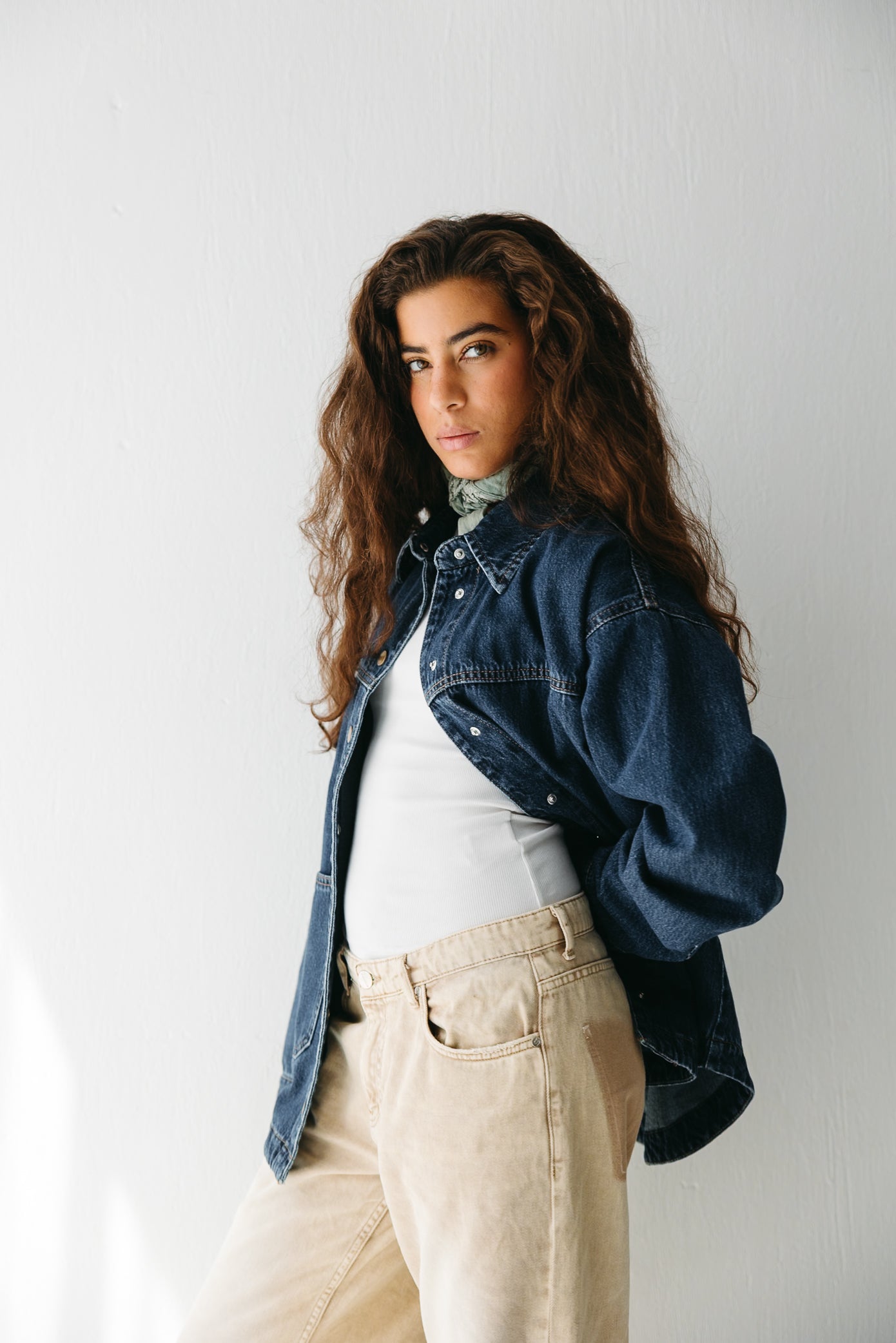The Origin Denim Jacket in Deep Blue