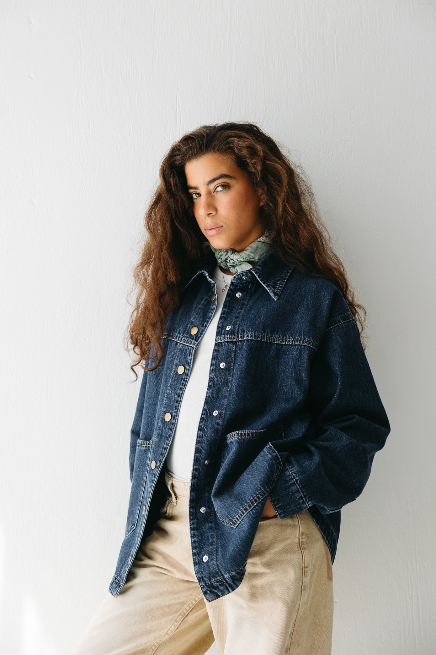 The Origin Denim Jacket in Deep Blue