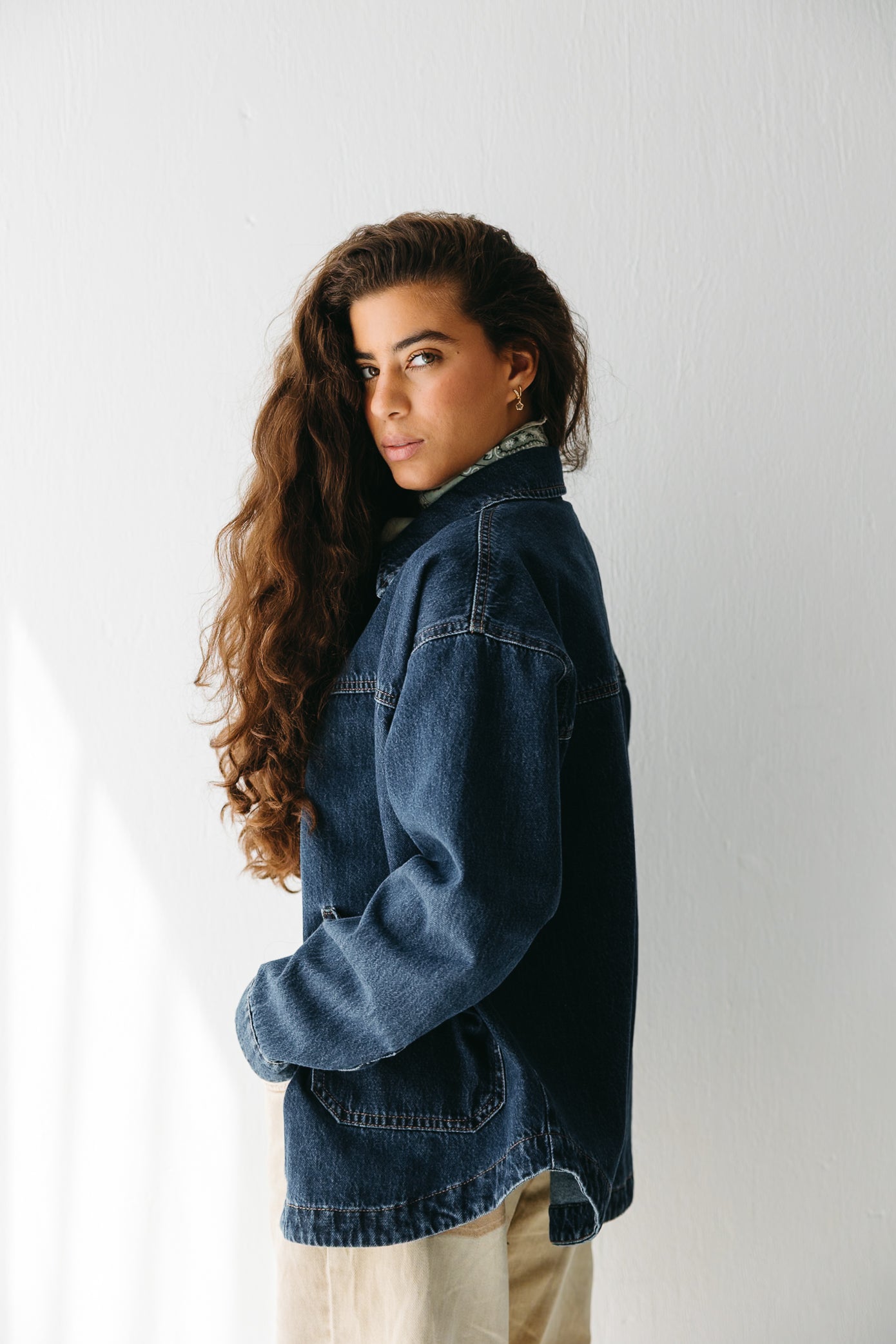 The Origin Denim Jacket in Deep Blue