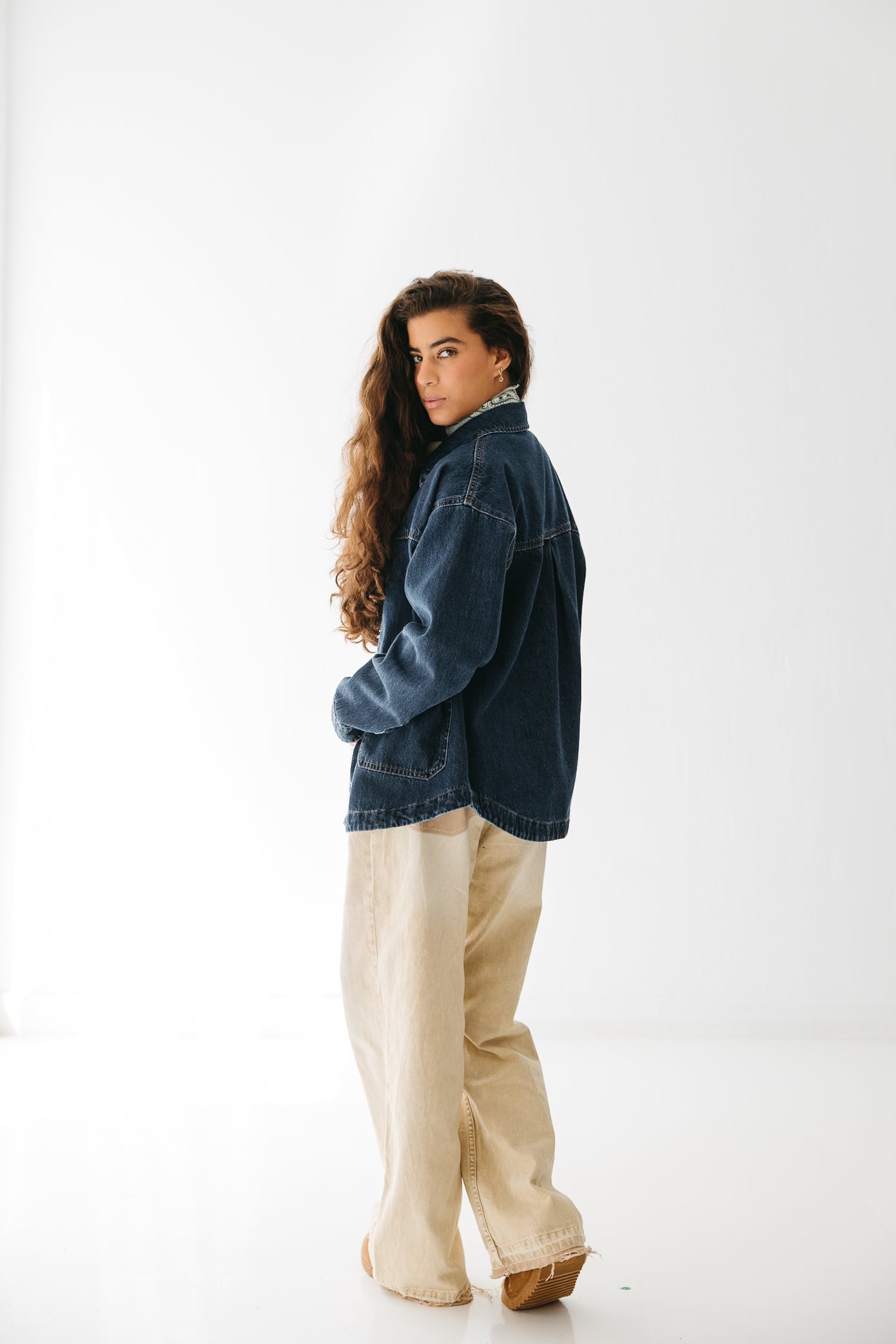 The Origin Denim Jacket in Deep Blue